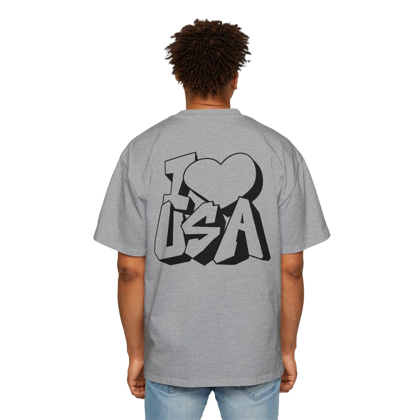Oversized Tee - I Love USA