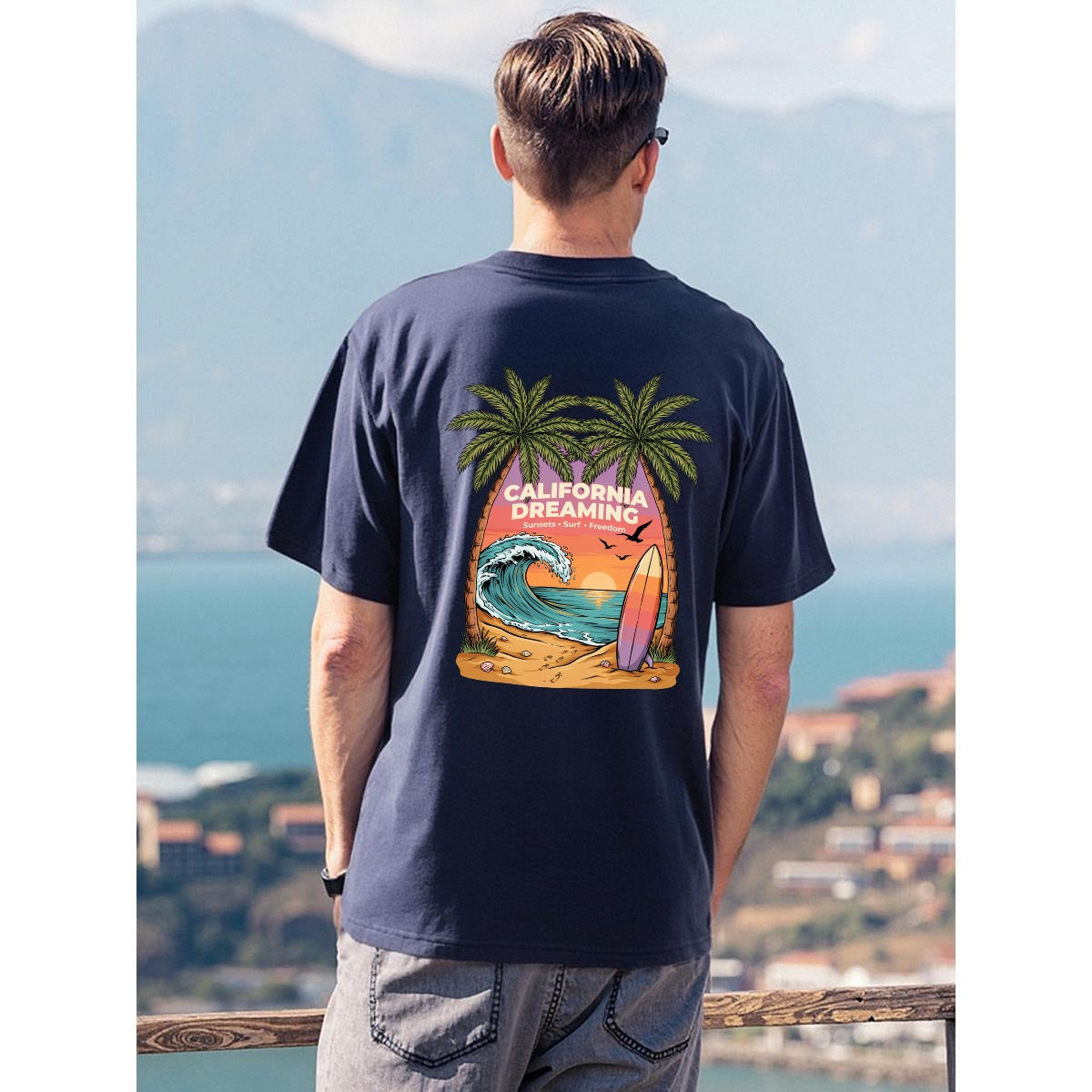 California Dreaming T Shirt | Retro Surf Graphic Tee