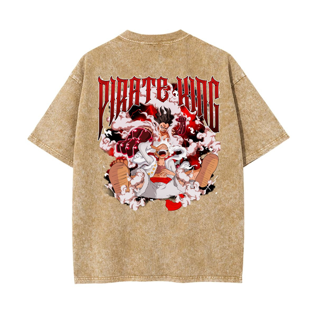 Unisex Heavyweight Washed T-shirt Printed in USA|250GSM Cotton DTG Double-sided
