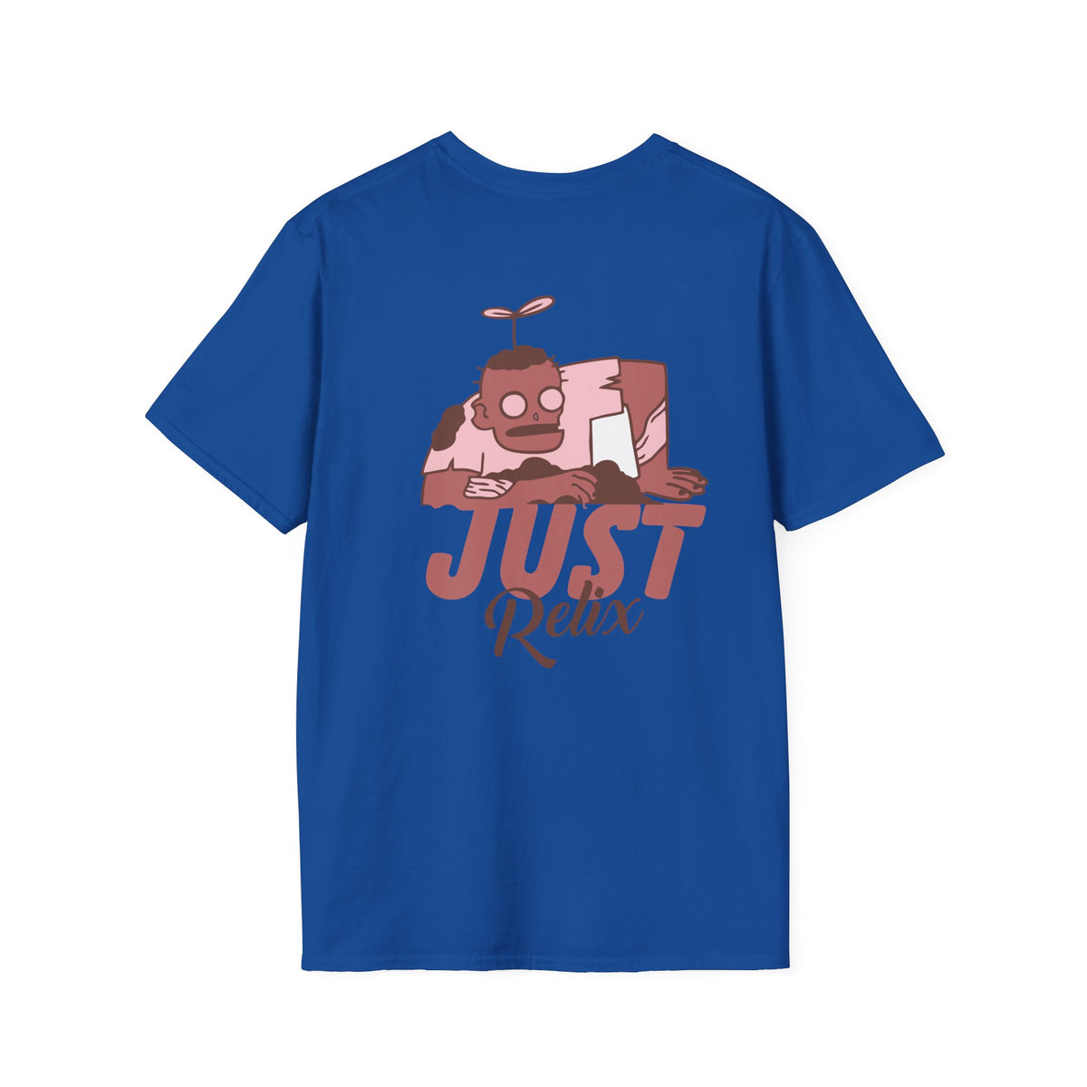Just Relax Graphic T-Shirt — Casual Cartoon Chill Vibes Tee