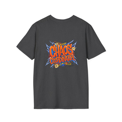 Chaos Coordinator T-Shirt — Funny Cartoon Office Humor Tee