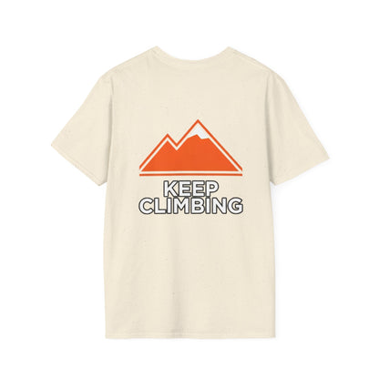 Keep Climbing T-Shirt — Mountain Graphic Motivational Tee