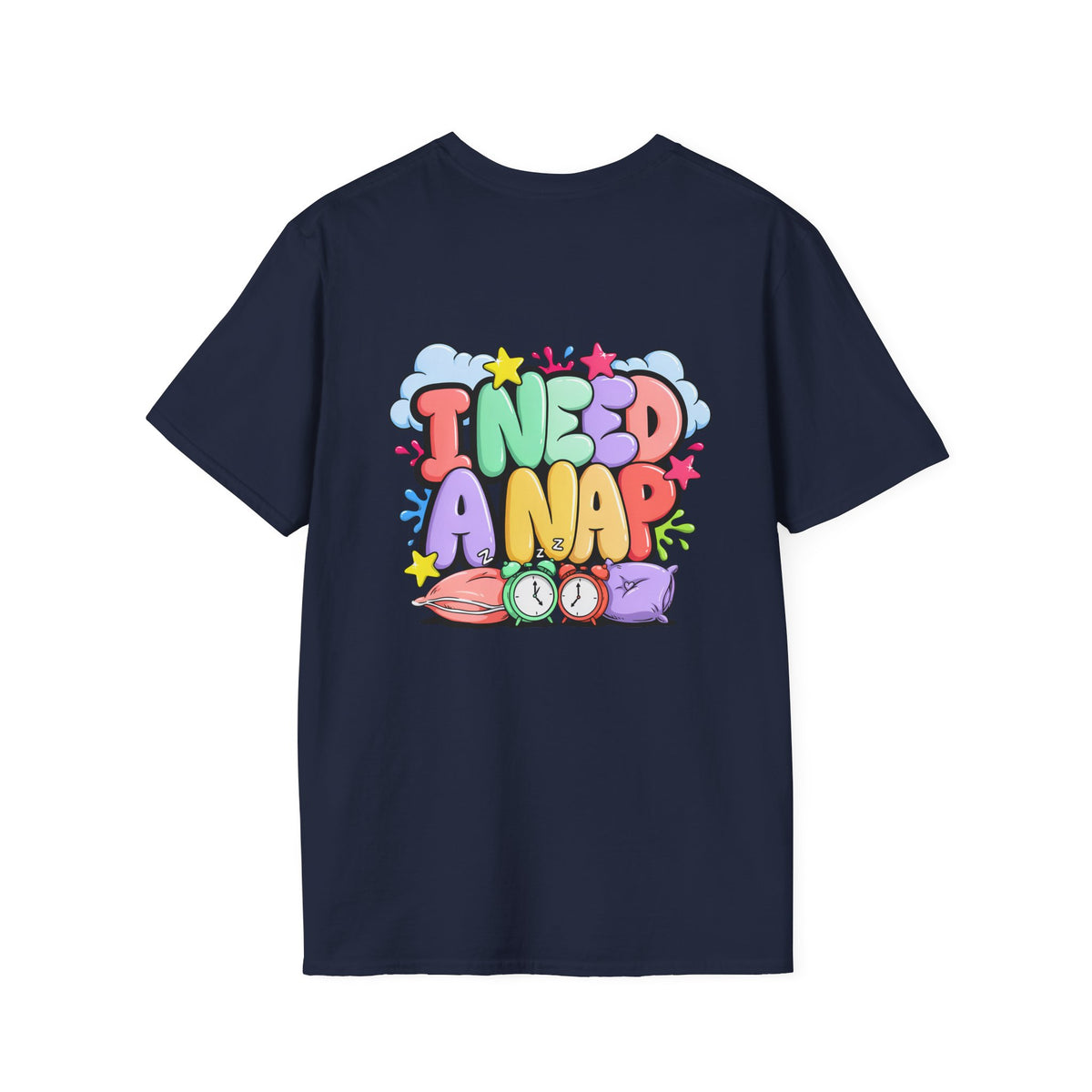 I Need A Nap T-Shirt — Cute Colorful Sleepy Graphic Tee