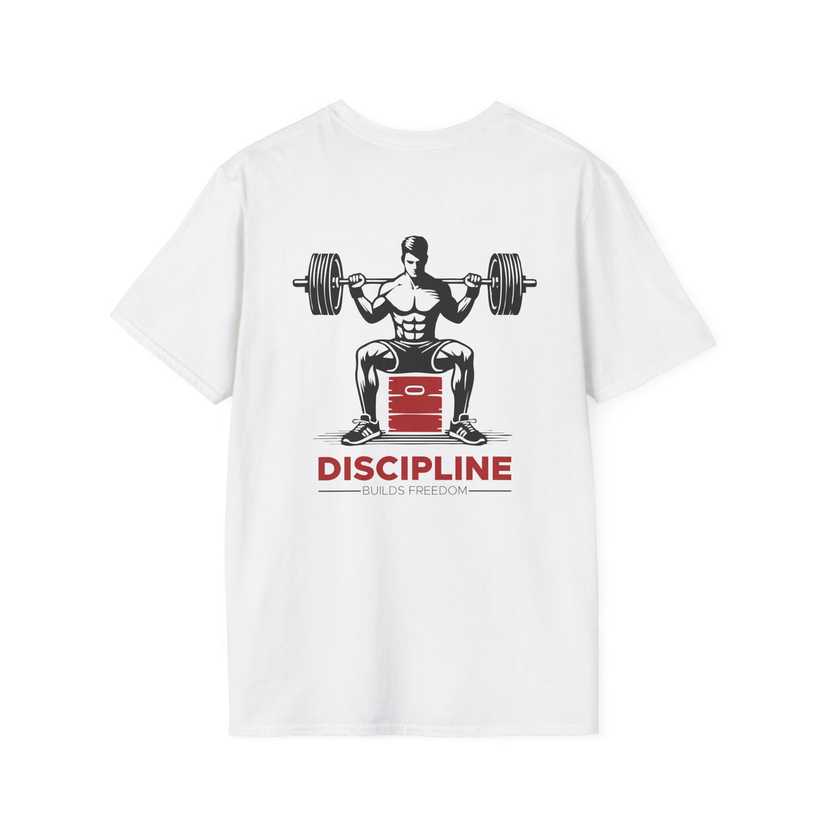 Discipline Weightlifting T-Shirt — Motivational Gym Workout Tee