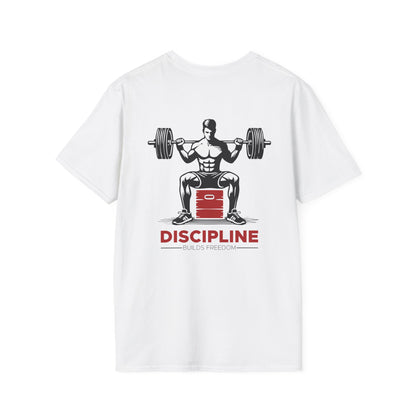 Discipline Weightlifting T-Shirt — Motivational Gym Workout Tee