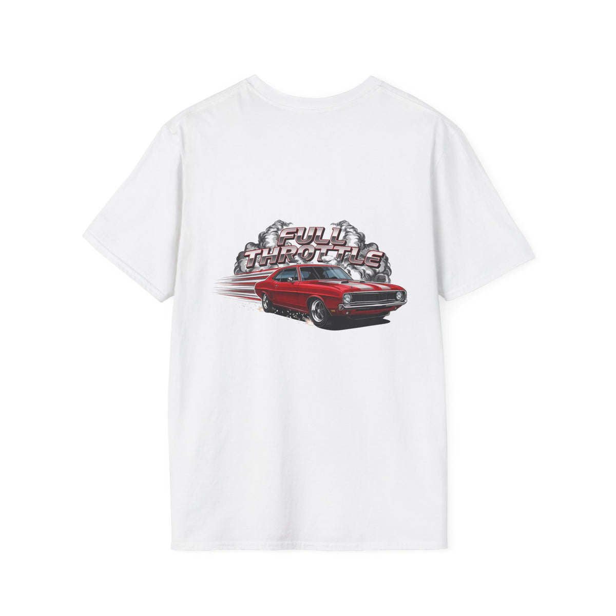 Classic Muscle Car T-Shirt — Red Challenger Graphic