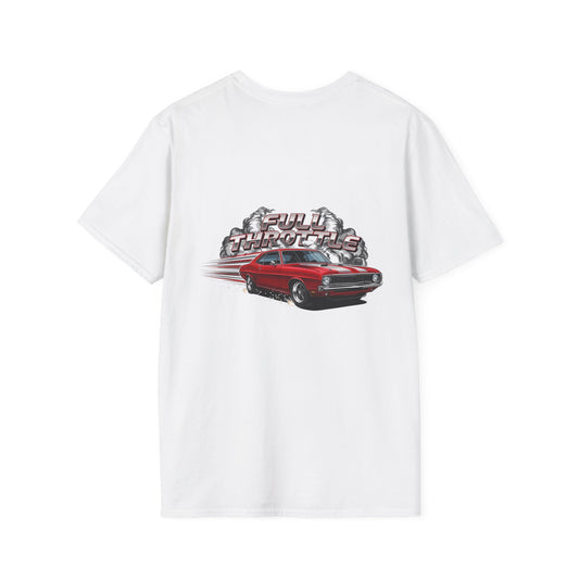 Classic Muscle Car T-Shirt — Red Challenger Graphic