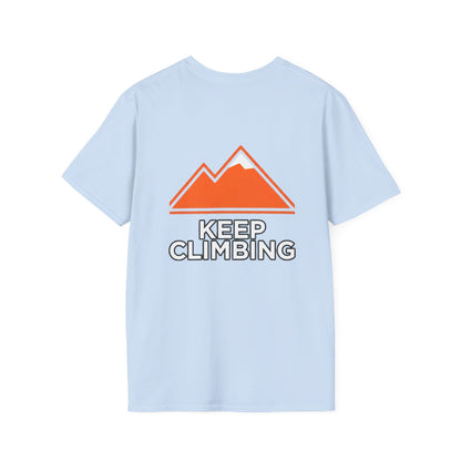 Keep Climbing T-Shirt — Mountain Graphic Motivational Tee