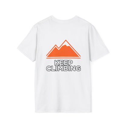 Keep Climbing T-Shirt — Mountain Graphic Motivational Tee