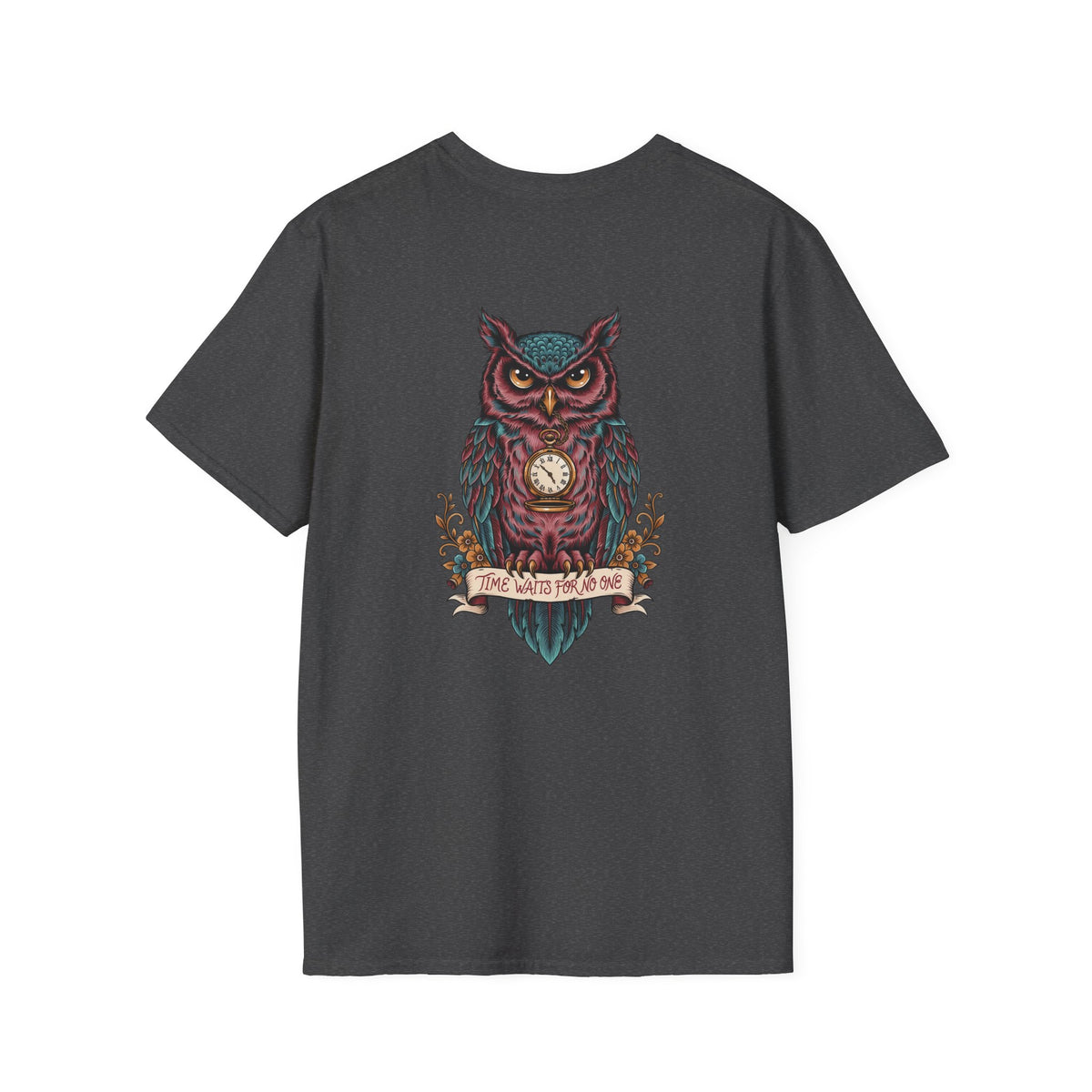 Owl Pocketwatch T-Shirt — Vintage Wise Owl Graphic Tee