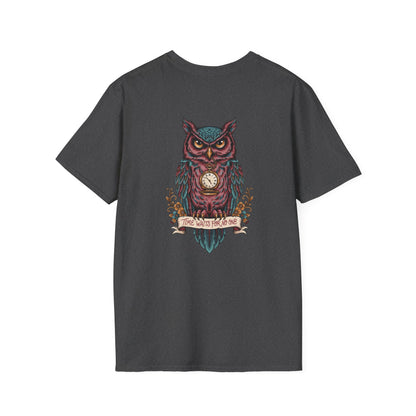 Owl Pocketwatch T-Shirt — Vintage Wise Owl Graphic Tee