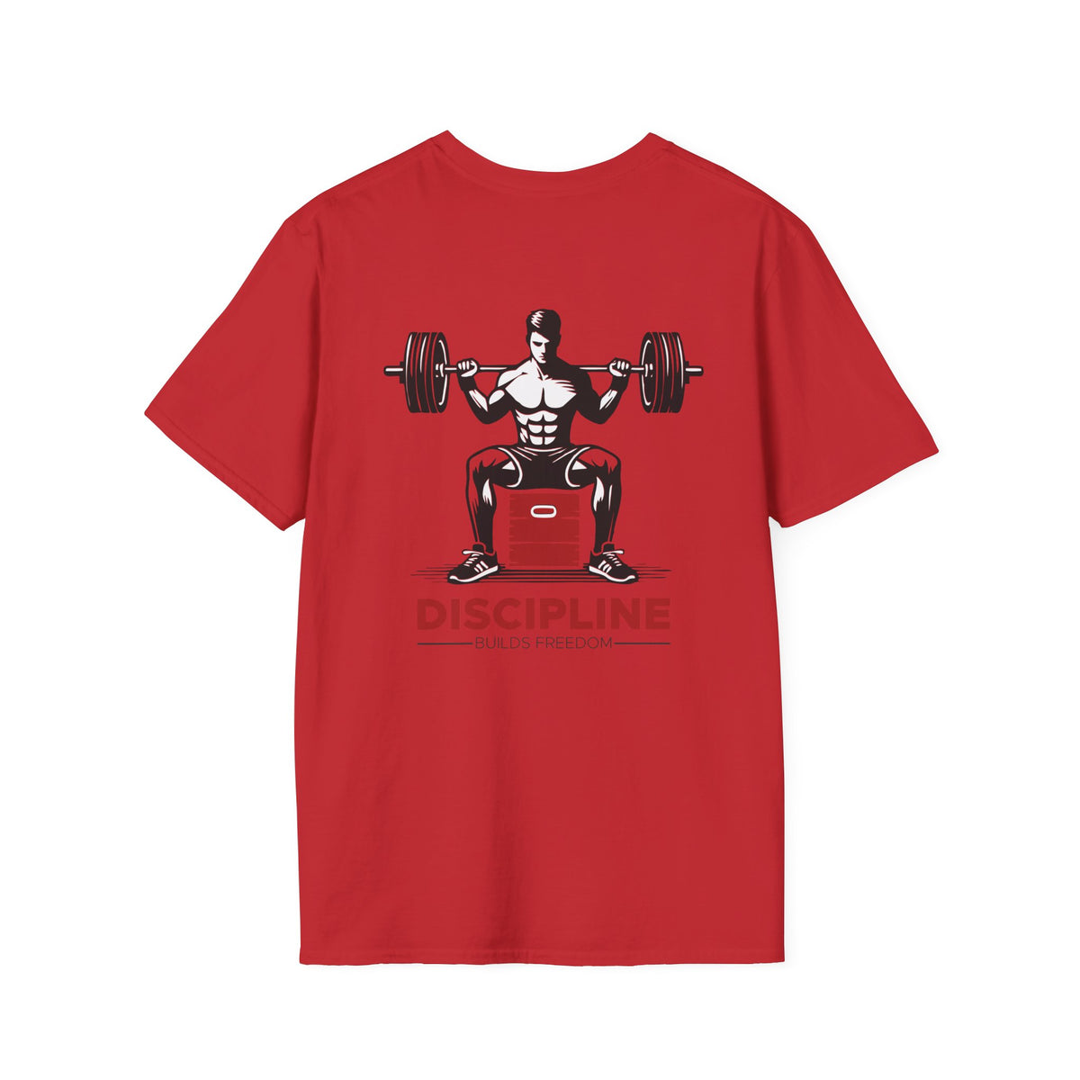 Discipline Weightlifting T-Shirt — Motivational Gym Workout Tee