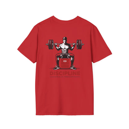 Discipline Weightlifting T-Shirt — Motivational Gym Workout Tee