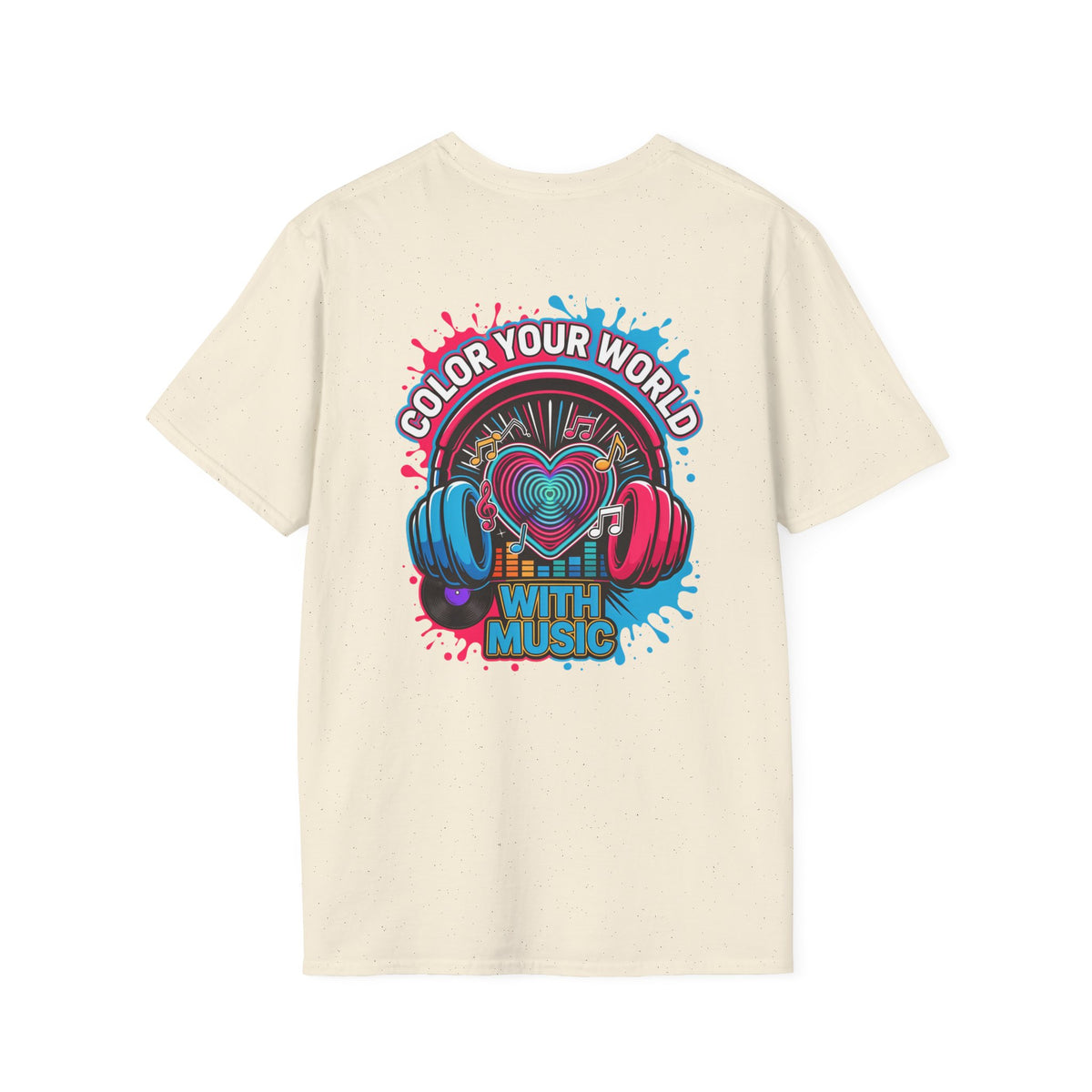 Color Your World With Music Graphic T-Shirt