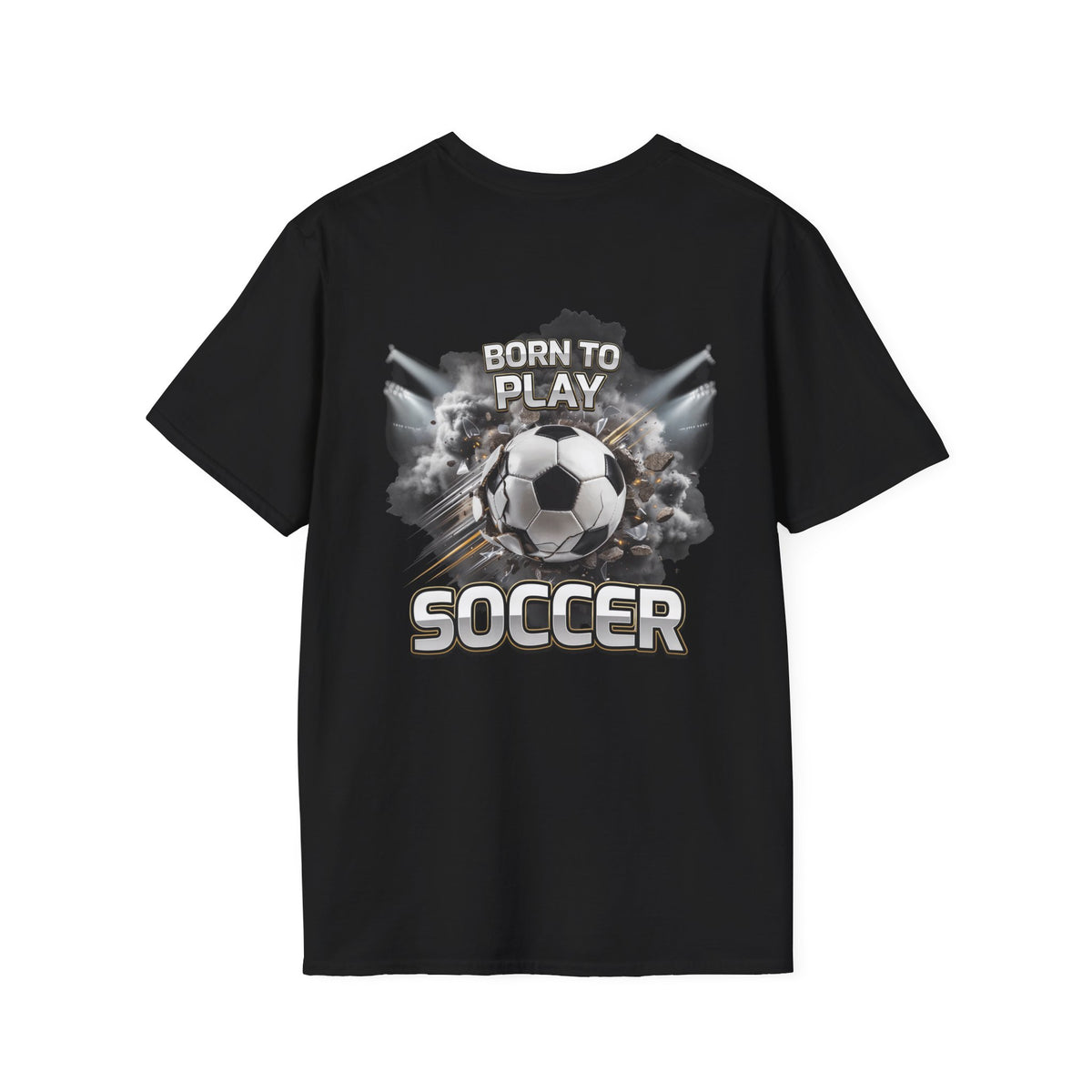 Soccer T-Shirt — "Born to Play" Graphic Tee