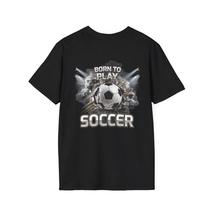 Soccer T-Shirt — "Born to Play" Graphic Tee