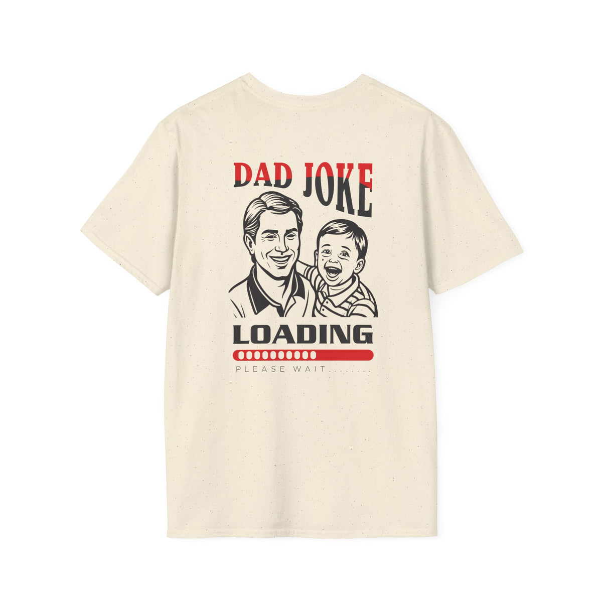 Dad Joke Loading T-Shirt — Funny Father’s Day Tee with Retro Dad & Kid Design