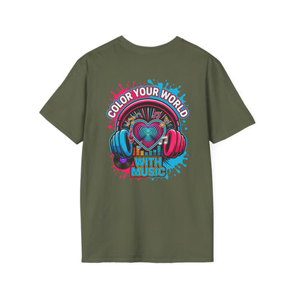 Color Your World With Music Graphic T-Shirt