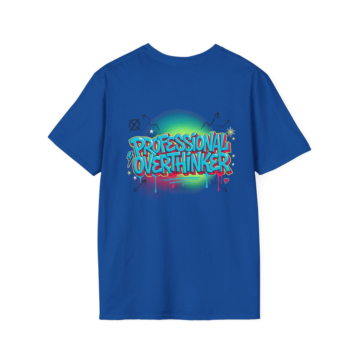 Professional Overthinker T-Shirt — Graffiti Street Style Graphic Tee