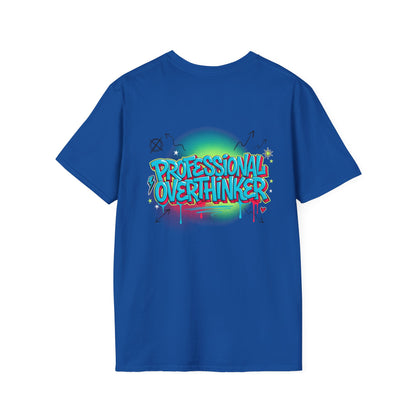 Professional Overthinker T-Shirt — Graffiti Street Style Graphic Tee