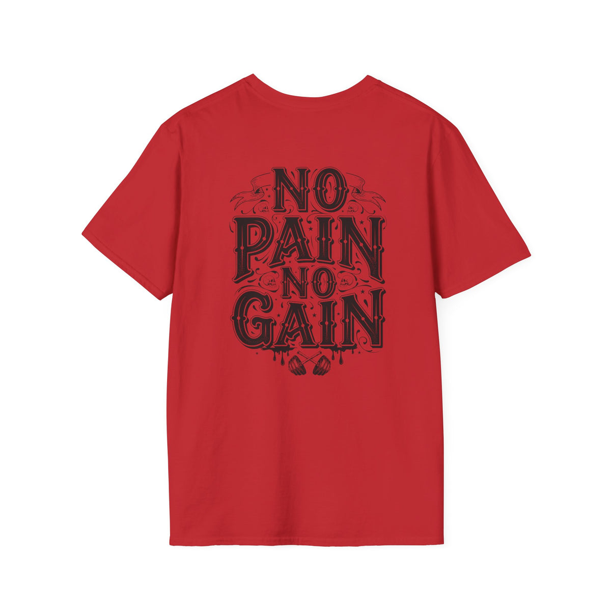 No Pain No Gain T-Shirt — Motivational Gym Shirt