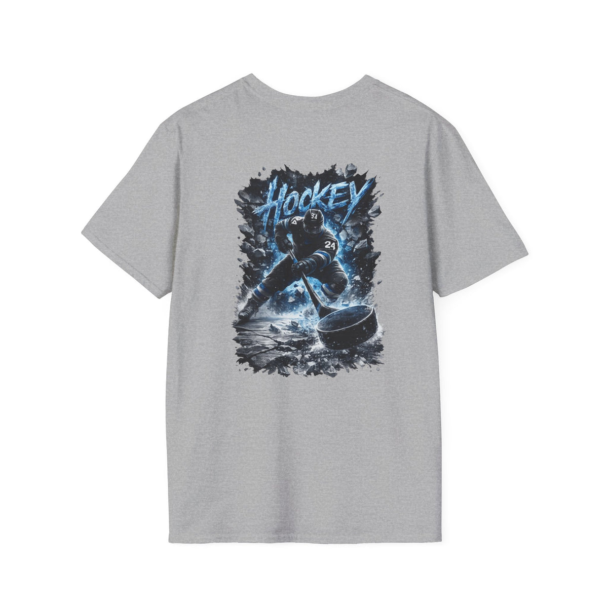 Hockey Graphic T-Shirt – Dynamic Ice Player Design