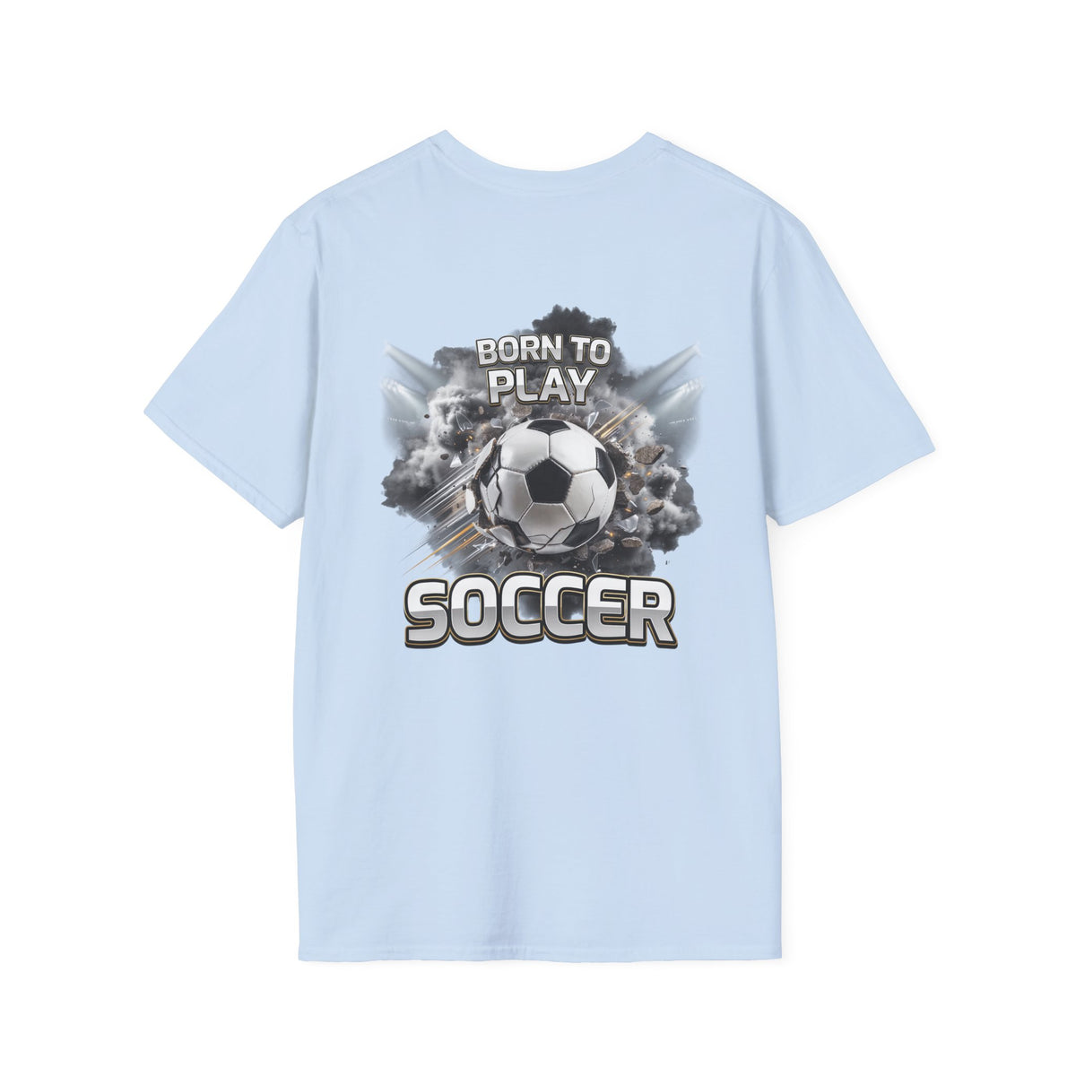 Soccer T-Shirt — "Born to Play" Graphic Tee