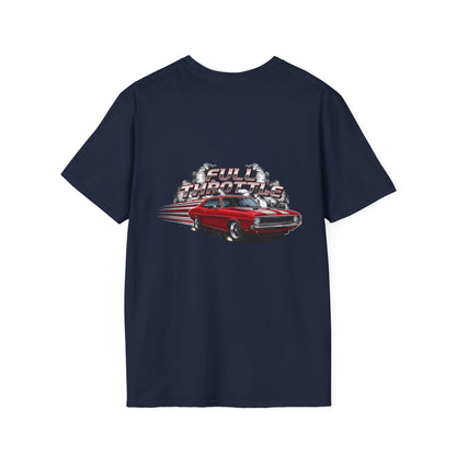Classic Muscle Car T-Shirt — Red Challenger Graphic