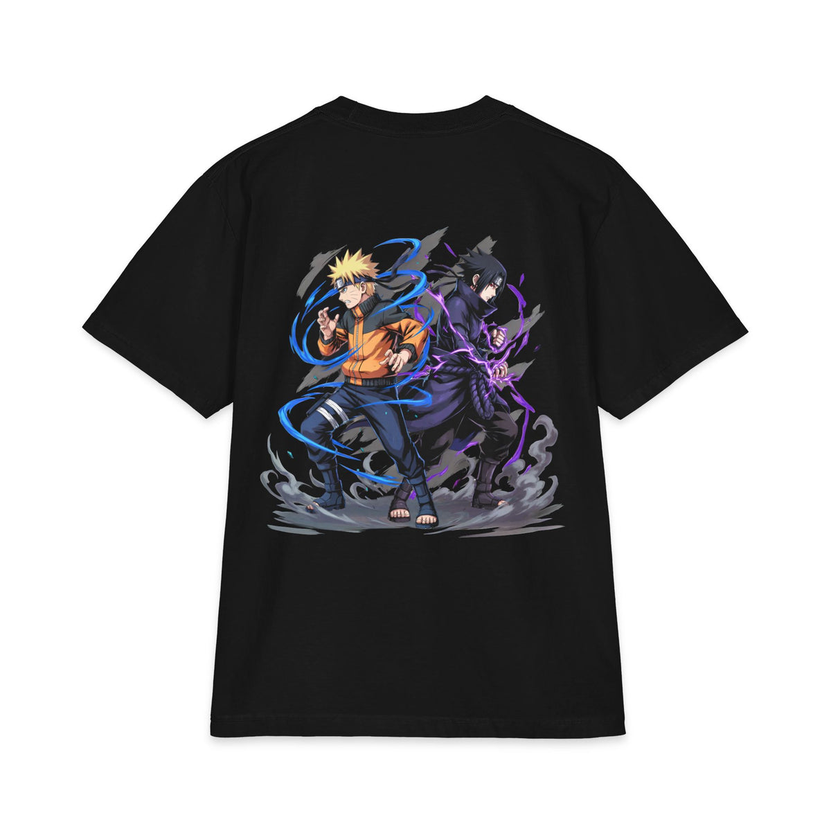 Naruto & Sasuke Anime T‑Shirt — Dual Ninjas Graphic Tee