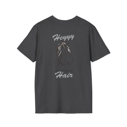 Heyyy Don’t Touch My Hair T-Shirt — Horse Line Art Graphic Tee