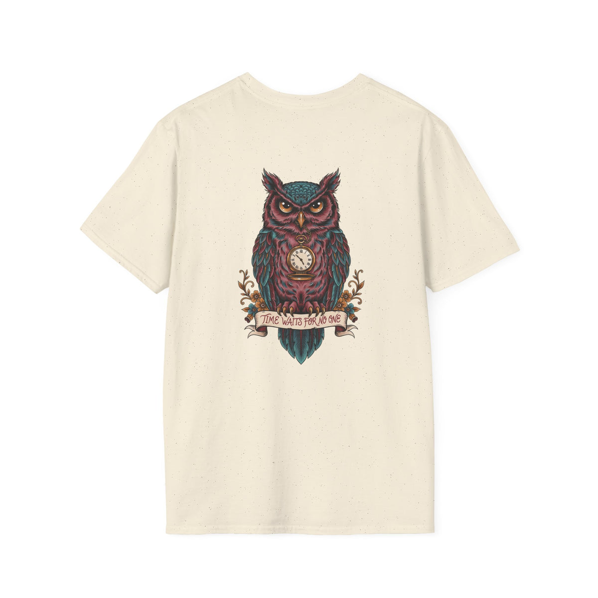 Owl Pocketwatch T-Shirt — Vintage Wise Owl Graphic Tee