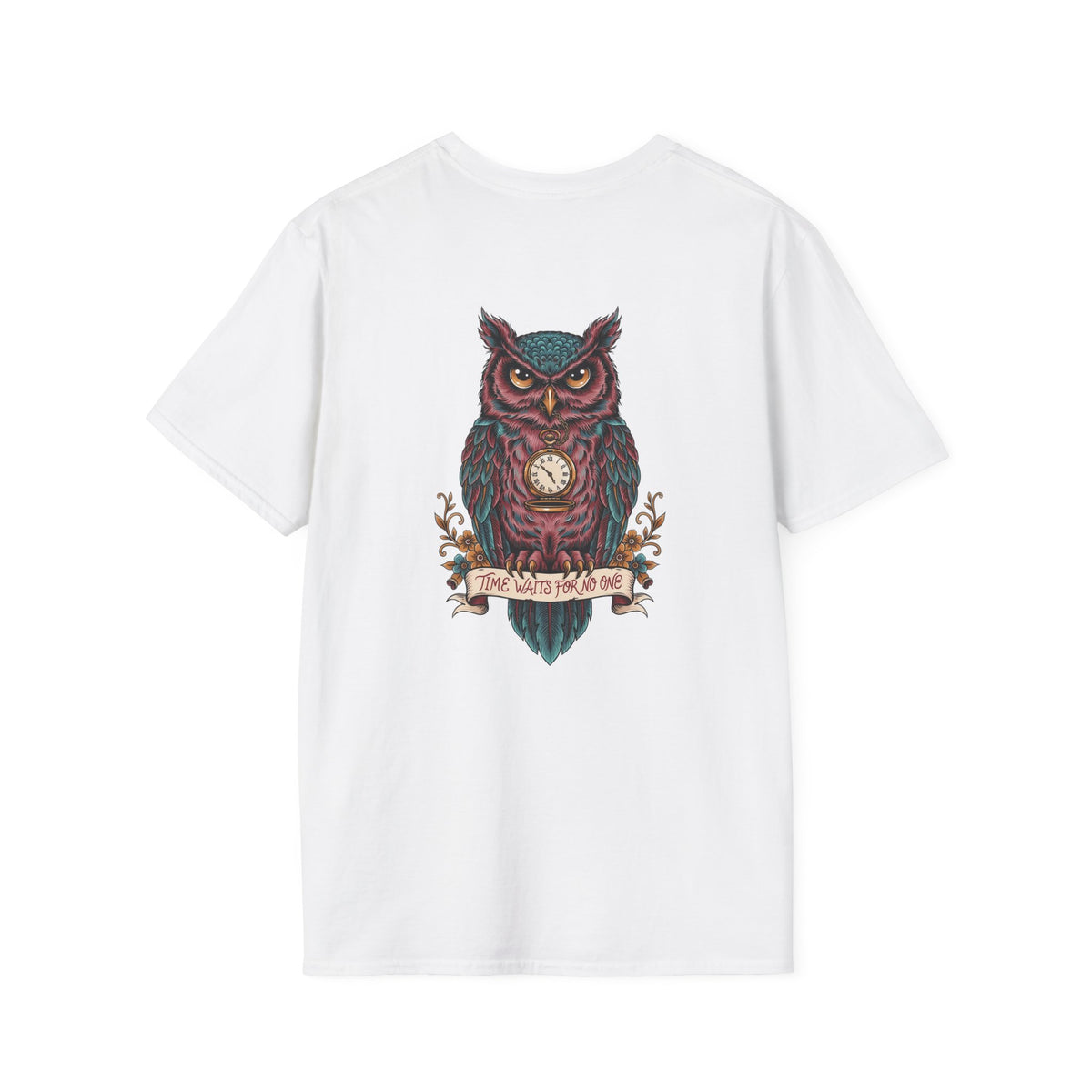 Owl Pocketwatch T-Shirt — Vintage Wise Owl Graphic Tee