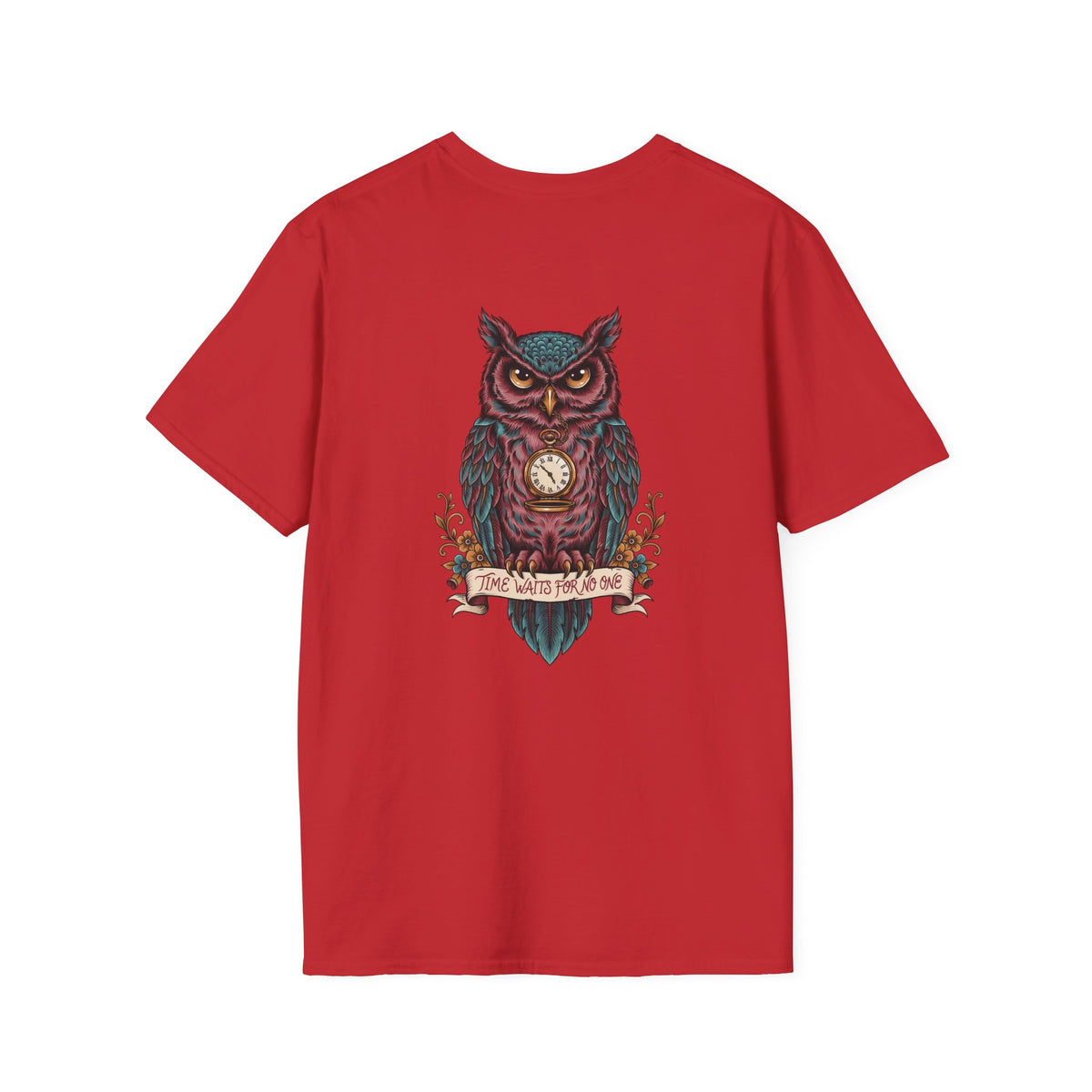Owl Pocketwatch T-Shirt — Vintage Wise Owl Graphic Tee