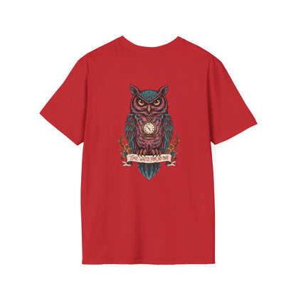 Owl Pocketwatch T-Shirt — Vintage Wise Owl Graphic Tee
