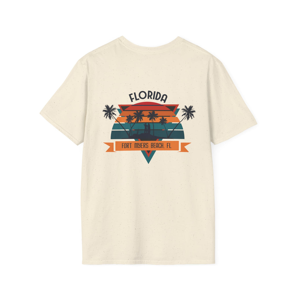 Florida Retro Palm Beach T-Shirt — Fort Myers Beach Vintage Sunset Tee