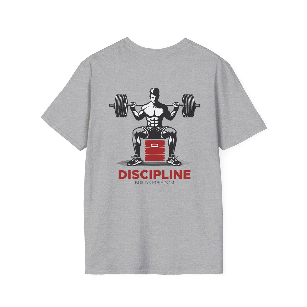 Discipline Weightlifting T-Shirt — Motivational Gym Workout Tee