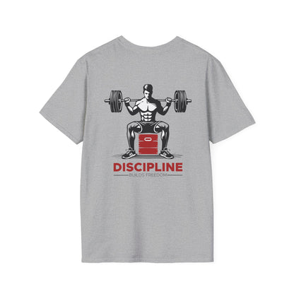 Discipline Weightlifting T-Shirt — Motivational Gym Workout Tee