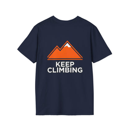 Keep Climbing T-Shirt — Mountain Graphic Motivational Tee