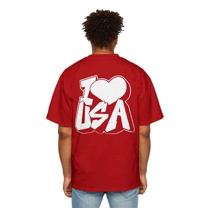 Oversized Tee - I Love USA