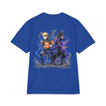Naruto & Sasuke Anime T‑Shirt — Dual Ninjas Graphic Tee