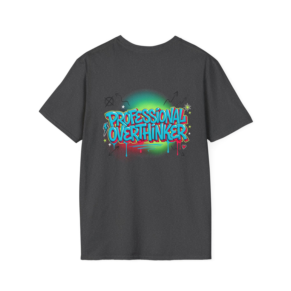 Professional Overthinker T-Shirt — Graffiti Street Style Graphic Tee