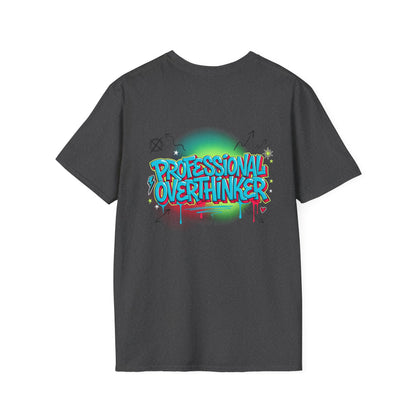 Professional Overthinker T-Shirt — Graffiti Street Style Graphic Tee