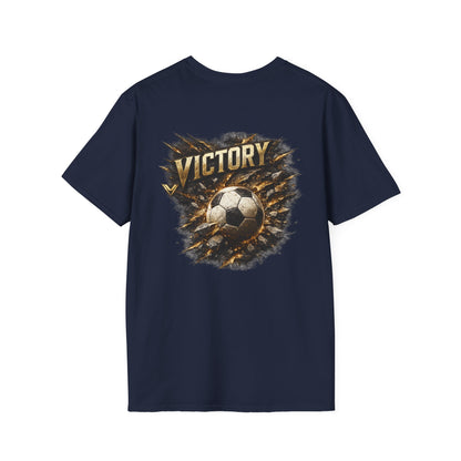 Victory Soccer T-Shirt — Vintage Grunge Football Graphic