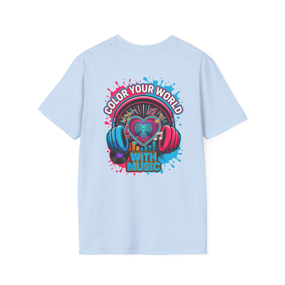 Color Your World With Music Graphic T-Shirt