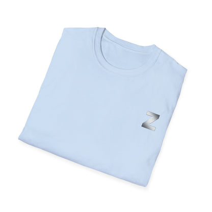 Hockey Player Graphic T‑Shirt — Dynamic Blue Ice Skater Design