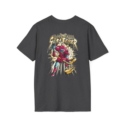Street Gamer Graphic T-Shirt — Retro Arcade Hockey Skull Design