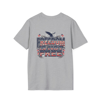Freedom Is Not Free T-Shirt — American Flag Eagle Patriotic Tee