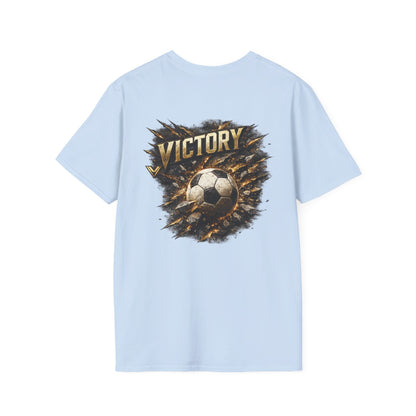 Victory Soccer T-Shirt — Vintage Grunge Football Graphic