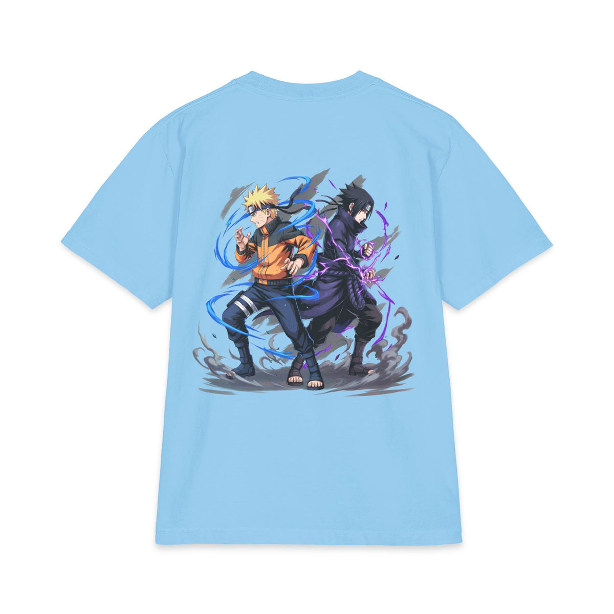 Naruto & Sasuke Anime T‑Shirt — Dual Ninjas Graphic Tee
