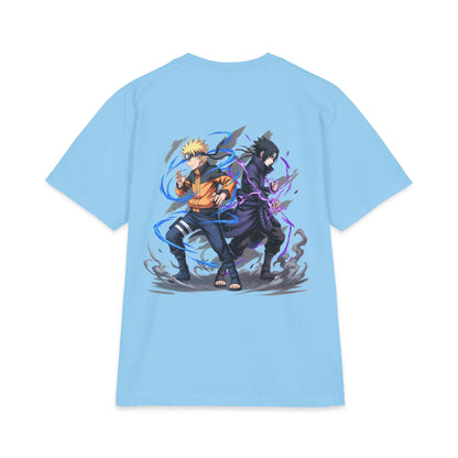 Naruto & Sasuke Anime T‑Shirt — Dual Ninjas Graphic Tee